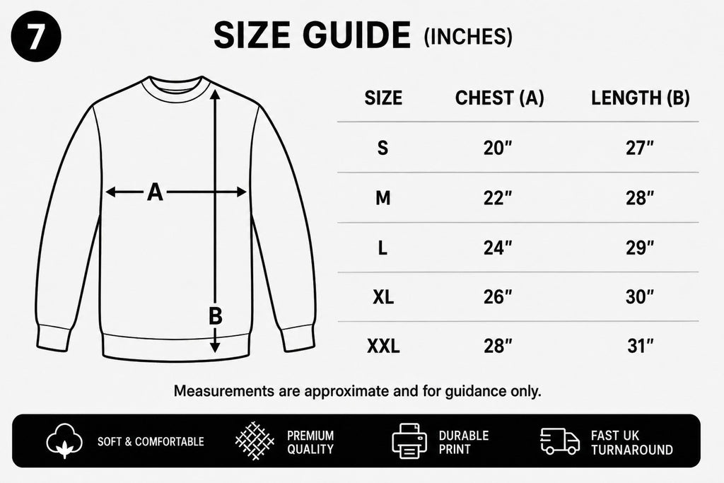 Personalised Unisex Sweatshirt | Add Your Logo, Photo or Text | Custom Printed UK