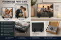 Personalised Photo Slate | Custom Picture Gift | Memorial, Wedding & Family Keepsake