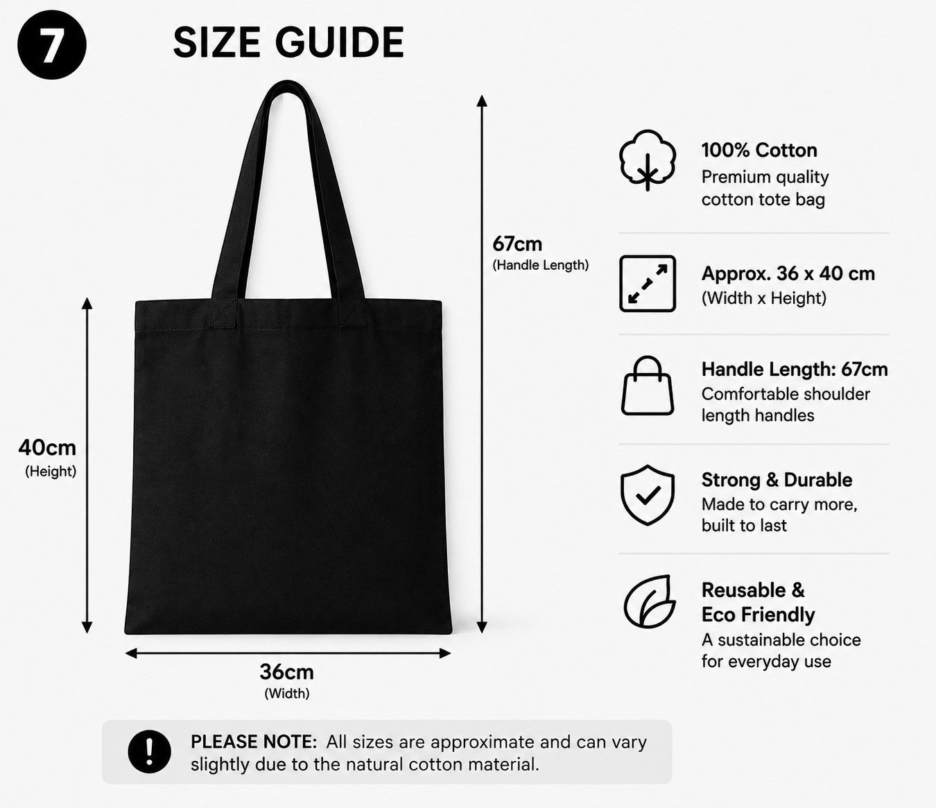 Personalised Tote Bag | Add Your Logo, Photo or Text | Custom Printed Cotton Bag UK