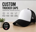 Personalised Trucker Cap | Custom Logo, Photo or Text | Sublimation Mesh Snapback Hat
