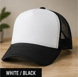 Personalised Trucker Cap | Custom Logo, Photo or Text | Sublimation Mesh Snapback Hat