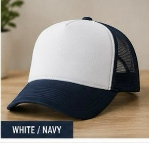 Personalised Trucker Cap | Custom Logo, Photo or Text | Sublimation Mesh Snapback Hat