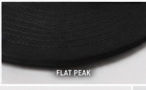 Personalised Flat Peak Baseball Cap Add Your Logo, Photo or Text