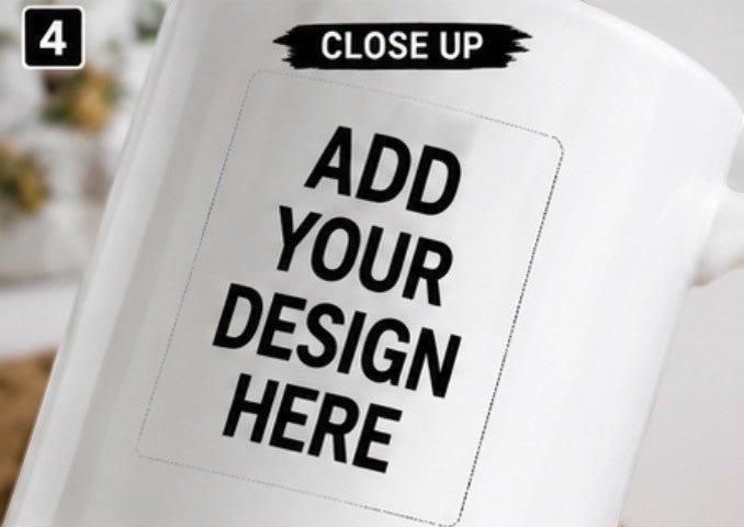 Personalised 11oz Ceramic Mug Custom Photo, Logo, & Text