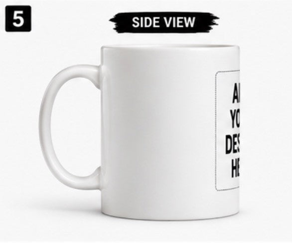 Personalised 11oz Ceramic Mug Custom Photo, Logo, & Text