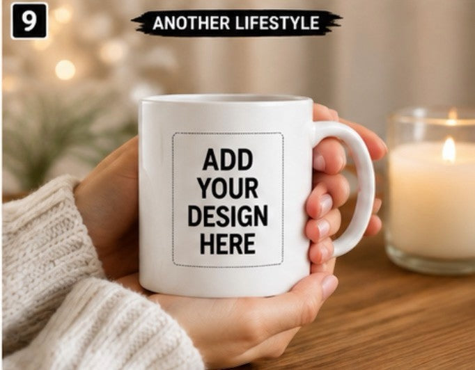 Personalised 11oz Ceramic Mug Custom Photo, Logo, & Text