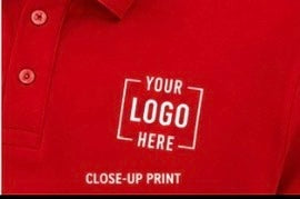 Personalised Polo Shirt Add Your Logo, Photo or Text Custom Printed UK