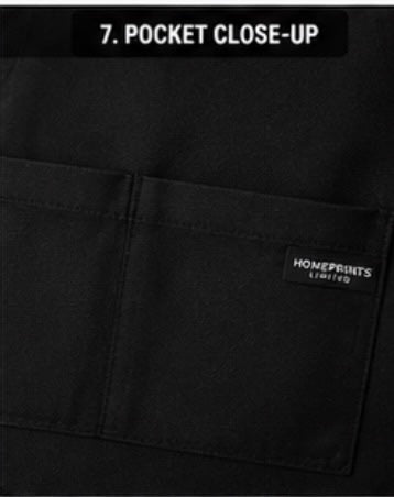 Personalised Apron Add Your Logo, Photo or Text Custom Printed UK