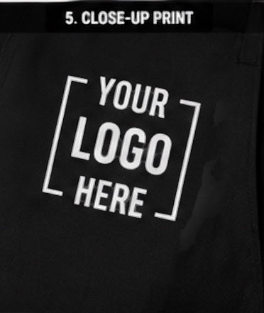 Personalised Apron Add Your Logo, Photo or Text Custom Printed UK