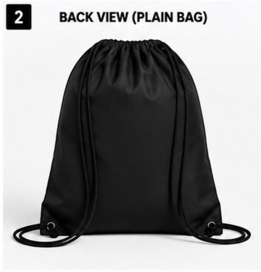 Personalised Drawstring Bag Add Your Logo, Photo or Text  Custom Printed UK