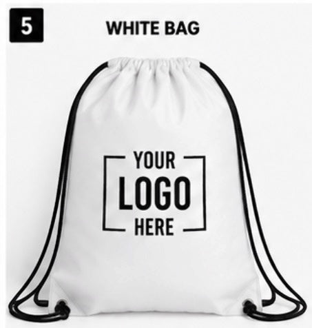 Personalised Drawstring Bag Add Your Logo, Photo or Text  Custom Printed UK