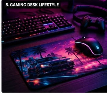 Personalised Mouse Pad Add Your Logo, Photo or Text Custom Sublimation Printed UK