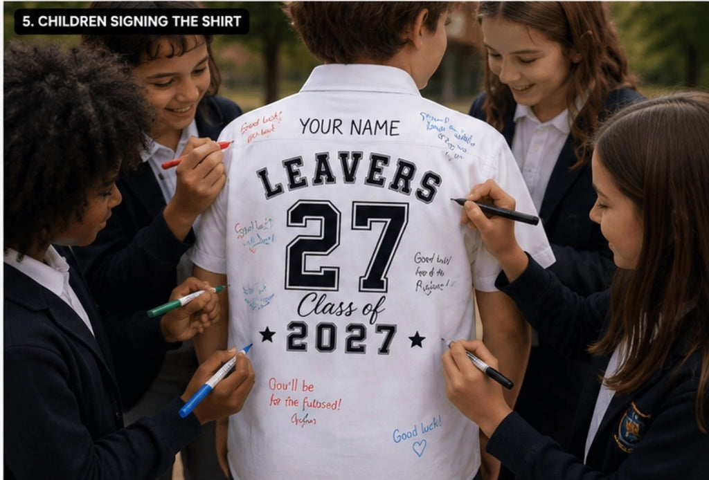 Personalised School Leavers Shirt 2027 | Custom Leavers Shirt | Homeprints UK